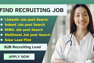 provide targeted b2b recruiting leads, solar leads, and email lists