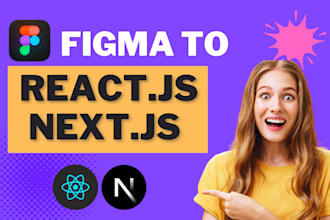 develop custom front end web application react js and next js expert
