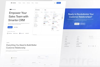 create custom ai saas crm erp cms data management reactjs vite website software
