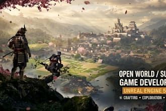 do survival and open world game development in unreal engine