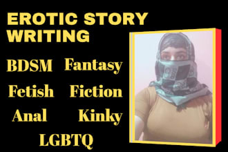 write nsfw fanfiction, anime and manga erotica, futa, and sfw stories