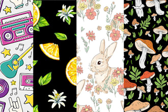 create a seamless textile repeat pattern