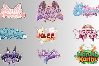 design or redesign cute logo for vtuber, coustom design good