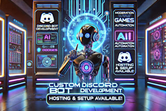 develop a custom discord bot for any purpose