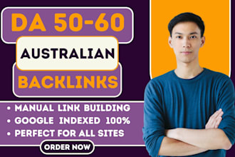 provide australian backlinks high quality SEO google ranking