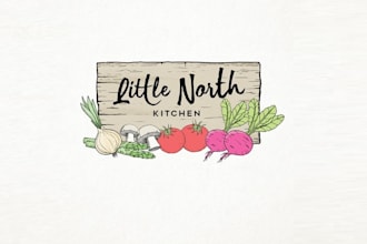 design creative country cafe logo