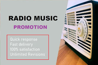 do professional radio music promotion