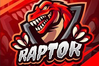 design awesome raptors logo with a free vector file