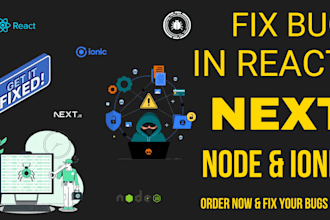 fix any bugs in react,next,node and ionic capacitor app