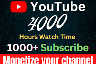 grow your youtube channel to gain 1000 and more subscriber