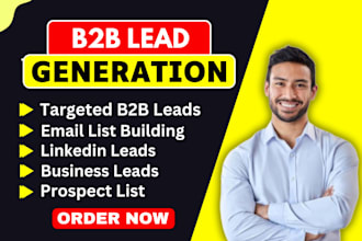 do targeted b2b lead generation, linkedin leads, business leads, prospect list