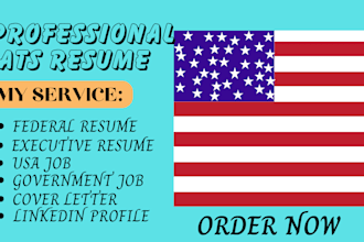 write and optimize ats federal resume writing for usajobs, ecq, executive resume