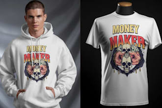 create realistic t shirt mockup for your pod clothing brand