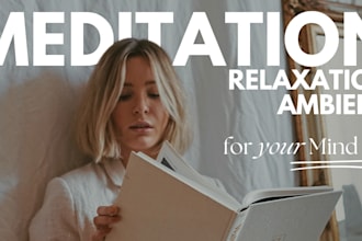 create a copyright free meditation, ambient or relaxing music