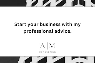 help you starting a business