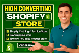 create shopify jewelry store clothing website shopify pet store dropshipping web
