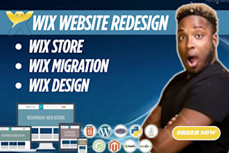 redesign wix website design wix website redesign wix website design store