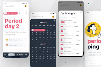 create ai family planning app to track menstrual cycles, ovulation, fertility