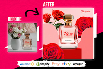 craft catchy background, product photo edit, image retouch