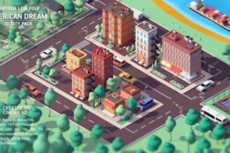 3d vector map design 3d isometric infographic fantasy map cartography city map