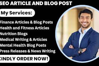 write finance article journal blogpost health and fitness nutrition blog post
