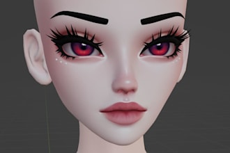 custom vrchat avatar 3d femboy model vrc avatar vr character furry nsfw avatar