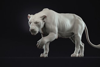 create 3d sculpt, 3d model, character model, animal model for 3d printing
