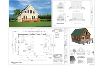 city permit blueprints architect for house plans adu garage deck patio shed