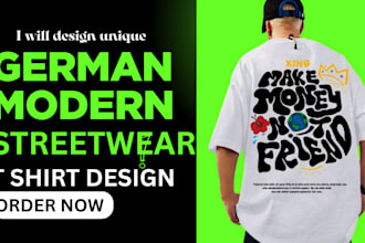 do urban,edgy vintage streetwear graphics t shirt designs foryour clothing brand