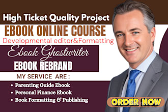 be your expert ebook writer for personal finance, investing and self help books