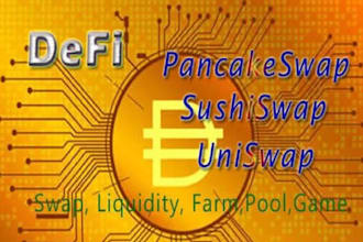 create dex swap dapps , pancake swap, uniswap,