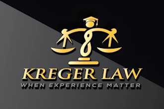 do law, lawyer, legal, attorney and law firm logo design