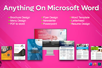 format and redesign your microsoft word document in 24h