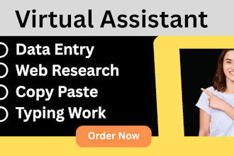 do data entry, typing, copy paste, email collection from website or linkedin