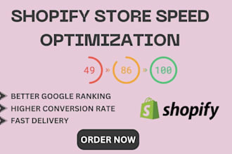 increase your shopify speed and do speed optimization for your shopify website