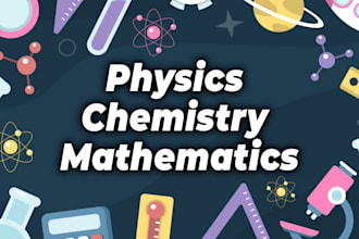 be your physics,calculus,statistics, trigonometry, maths test and algebra