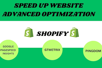 do advanced speed optimization for shopify store website