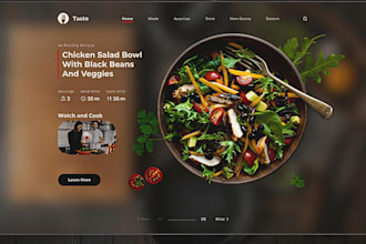 food catering website  bakery restuarant cafe food website online food ordering