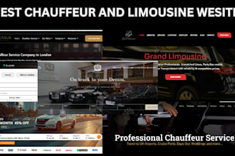 limousine website, chauffeur, car rental, car dealer  taxi booking website
