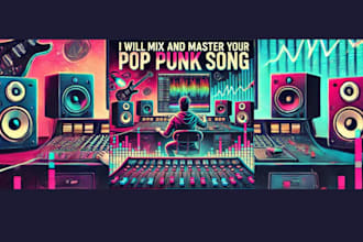 offer mixing and mastering services for pop punk rock and country music