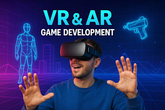 develop VR and ar games in unity