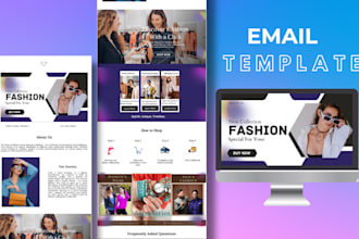 design custom mailchimp email templates, newsletters, email marketing campaign
