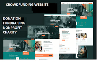 create crowdfunding, non profit, charity, fundraising and donation website