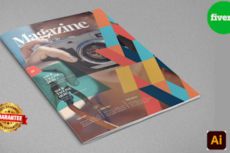 design a professional product catalog, brochure, and magazine layout