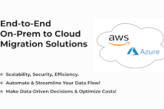 do on prem to cloud data migration, AWS and azure