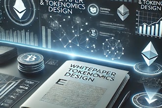 write a professional crypto whitepaper and design sustainable tokenomics