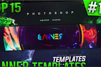 do youtube banner art,facebook cover designer, or channel art header or twitter