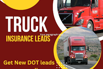 provide fresh trucking and renewal clients insurance leads