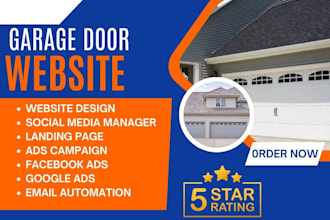 garage door website, garage door repair, door repair landing page garage door
