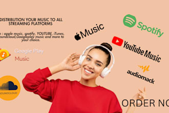 distribute your music to all streaming platforms  apple music soundcloud spotify